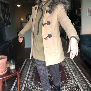 Forever 21 camel coat